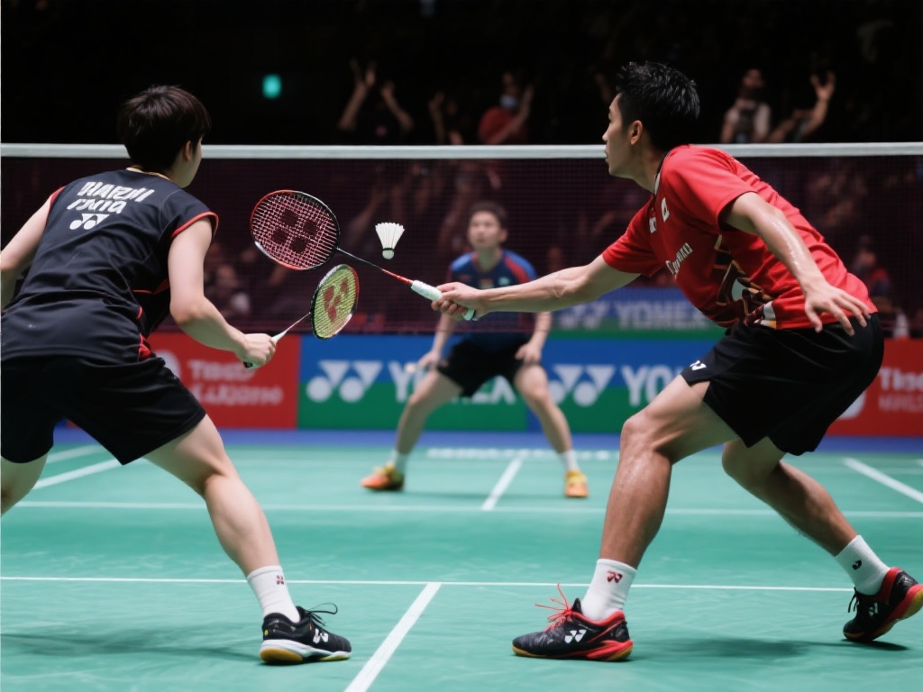 世界羽联评选:印尼公开赛决赛最精彩回合 这段回合中,选手们展现出了极其娴熟的网前